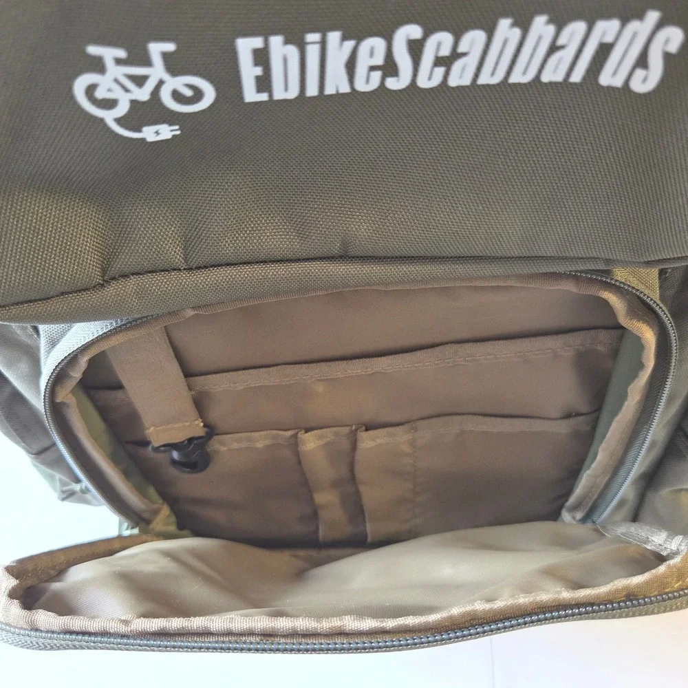 CornerStone Tactical Backpack Olive Green MOLLE EbikeScabbards Padded Laptop Bag